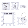 8Pcs PVC Sewing Rulers DIY-NB0012-39-1