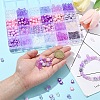 DIY Round Star Flower Acrylic Beads Bracelets Making Kits DIY-YW0009-95-4