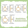304 Stainless Steel Toggle Clasps STAS-UN0004-09G-2