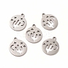 Non-Tarnish 201 Stainless Steel Charms LS-STAS-E188-10P-2