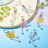 Butterfly Acrylic Pendant Decoration HJEW-TAC0056-6
