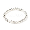 Natural Crackle Quartz & Lava Rock Braided Bead Bracelets Set BJEW-JB07212-03-3