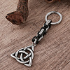 304 Stainless Steel Triqueta Keychains GS1230-1