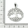 Non-Tarnish 201 Stainless Steel Pendants STAS-U003-21B-P-3