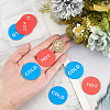 8Pcs 2 Colors Acrylic Public Signs AJEW-CP0007-38B-3