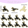 40Pcs Halloween Alloy Enamel Pendants FIND-SC0018-12-2