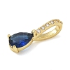 Brass Micro Pave Cubic Zirconia Pendants KK-U050-05G-01-3