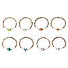 Sea Turtles and Starfish Coconut Beads Bracelets BJEW-JB11882-1
