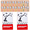 Panda Shape Iron Paperclips AJEW-CP0005-75-1