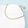 304 Stainless Steel Box Chain Bracelets LS-BJEW-C134-01E-G-2