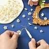 80Pcs 8 Styles ABS Plastic Imitation Pearl Pendants KY-CJ0001-95-3