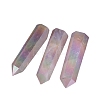 Point Tower Natural Rose Quartz Healing Stone Wands PW-WG45935-01-5