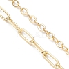 Brass Paperclip Chain Cable Chain Necklace Slider Making AJEW-JB01525-3