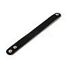 Faux Suede Snap Cord Bracelet LS-BJEW-F428-05-2