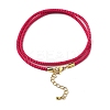 Nylon Milan Cord Necklace Making MAK-M028-01G-26-2