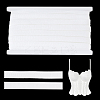 Solid-colored Hollow Out Polycotton Ribbons OCOR-WH0101-234B-6