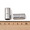 304 Stainless Steel Watch Band Clasps Hand Polished STAS-C127-11P-3
