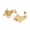 316 Surgical Stainless Steel Stud Earrings for Women STAS-M062-02G-A-2