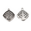 Tibetan Style Alloy Tree Pendants LS-TIBEP-GC172-AS-NR-2