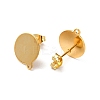201 Stainless Steel Stud Earring Findings X-STAS-D244-28G-B-2