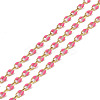 Ion Plating(IP) 304 Stainless Steel Dapped Chains AJEW-Q150-09G-03-1
