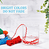 60M 12 Colors Wave Bending Fringe Trim OCOR-GF0003-47-7
