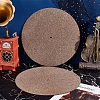 Cork Turntable Slipmat Record Platter for Phonograph AJEW-WH0348-216-5