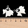 Halloween Opaque Resin Pendants RESI-XCP0002-38B-3