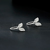 999 Fine Silver Cuff Earrings FS-WG3F72D-02-1