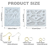 DIY Butterfly Pendant Silicone Molds for DIY Earring Making DIY-YW0009-84-2