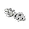 Brass Micro Pave Cubic Zirconia Pendants KK-H460-47P-2