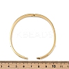 201 Stainless Steel with Rhinestone Bangles for Women LS-BJEW-B138-04G-5