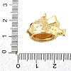 Brass Micro Pave Cubic Zirconia Pendants KK-L209-090G-3