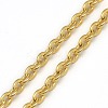 Trendy Unisex 201 Stainless Steel Cable Chain Necklaces NJEW-L043-18G-2