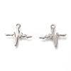 Non-Tarnish 304 Stainless Steel Pendants LS-STAS-P266-09P-2