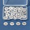 24Pcs 12 Styles 201 Stainless Steel Links/Connectors STAS-FS0001-98-9