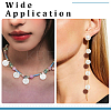 48Pcs 8 Styles Natural Freshwater Shell Pendants SHEL-ME0001-08-5