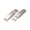 Tarnish Resistant 201 Stainless Steel Connector Charms STAS-D244-31P-D-3