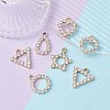 10Pcs 5 Style UV Plating Acrylic Pendants OACR-YW0001-67-5