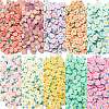 60g 10 Styles Handmade Polymer Clay Cabochons CLAY-CJ0001-66-3