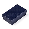 Rhombus Textured Cardboard Jewelry Boxes CBOX-T006-02B-3