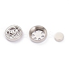304 Stainless Steel Magnetic Diffuser Locket Aromatherapy Essential Oil Buckle AJEW-M027-04P-4