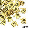 30Pcs Tibetan Style Alloy Charms FIND-YW0007-97AG-1