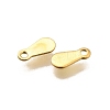 304 Stainless Steel Stamping Blank Tag Charms STAS-F311-04G-02-2