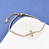 304 Stainless Steel Cup Chains Bracelets for Women BJEW-D364-01A-G-1