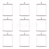 Alloy Open Back Bezel Big Pendants PALLOY-TA0021-02P-1