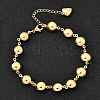 304 Stainless Steel Link Bracelets for Women BJEW-P354-02B-G-1