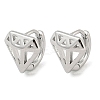 Brass Hoop Earrings EJEW-D320-10P-4