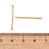 Ion Plating(IP) 304 Stainless Steel Connector Charms X-STAS-Q323-04F-G-3