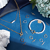 Tibetan Style Alloy Toggle Clasps TIBE-PH0004-01-NR-WH-5